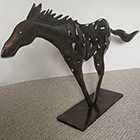 Metal Equine Sculpture