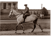 Admiral Grayson on horse in Washington DC